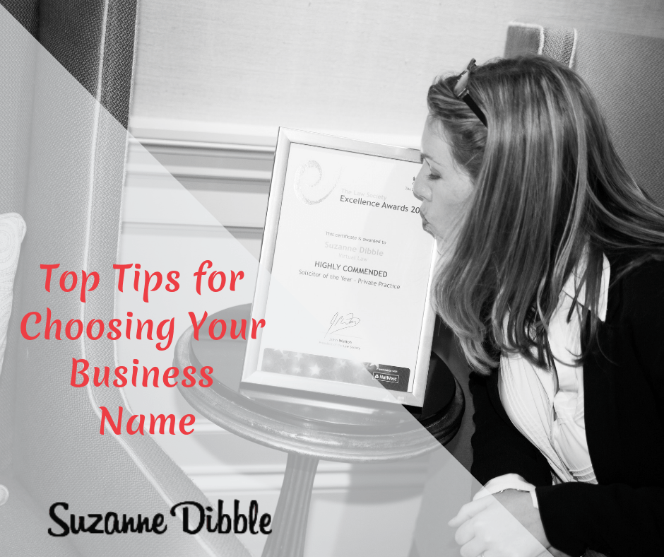 Top Tips for Choosing Your Business Name